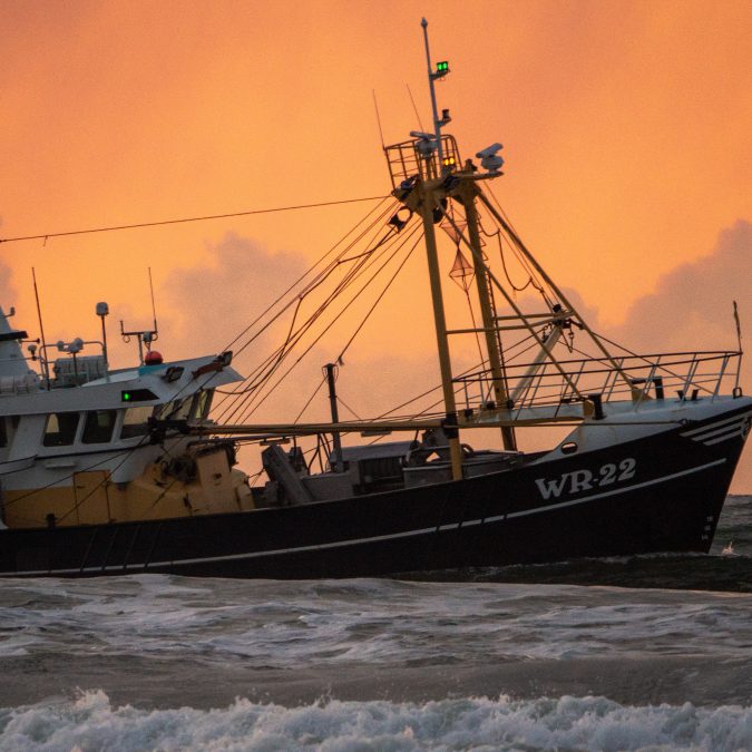Large commercial fishing vessel